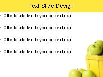 Apples PowerPoint Template text slide design