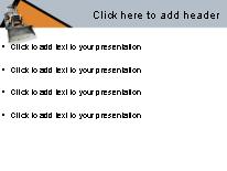 Equipment PowerPoint Template text slide design
