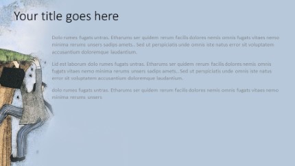 Concept Ledge Widescreen PowerPoint Template text slide design