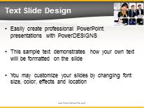 Asian Business Woman PowerPoint Template text slide design