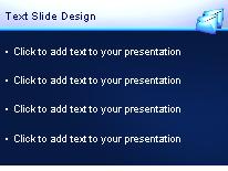 Bloated Envelope PowerPoint Template text slide design