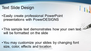 Business Analysis Widescreen PowerPoint Template text slide design