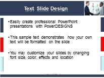 Businessmen Agreement PowerPoint Template text slide design