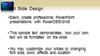 Digital Card Widescreen PowerPoint Template text slide design