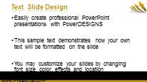 Growth Business Widescreen PowerPoint Template text slide design
