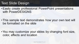 Human Cogs 01 Widescreen PowerPoint Template text slide design