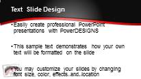 Leadership Compass B Widescreen PowerPoint Template text slide design