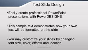 Meeting Success Widescreen PowerPoint Template text slide design