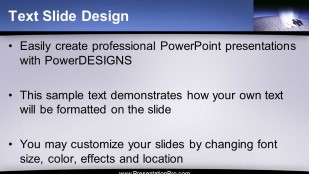 Missing Piece Widescreen PowerPoint Template text slide design