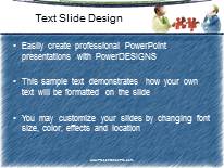 Negotiation Solution Color Pen PowerPoint Template text slide design