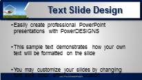 New Life Widescreen PowerPoint Template text slide design