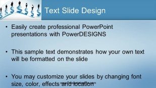 Sales Force Widescreen PowerPoint Template text slide design