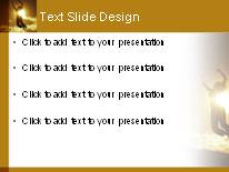 Soaring Success PowerPoint Template text slide design