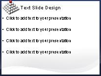 Subordinate Stack Red PowerPoint Template text slide design