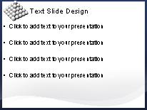 Subordinate Stack White PowerPoint Template text slide design