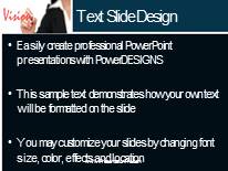 Vision Widescreen PowerPoint Template text slide design
