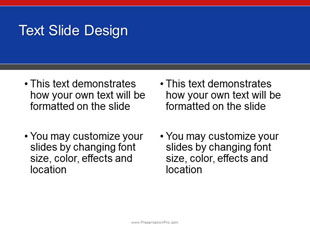 Blank Enter Key PowerPoint Template text slide design