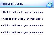 Bloated Envelope PowerPoint Template text slide design