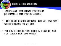 Change Blue PowerPoint Template text slide design