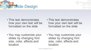 Forward Movement Widescreen PowerPoint Template text slide design