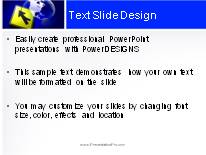 Global Merger PowerPoint Template text slide design