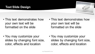 Keeping The Momentum Widescreen PowerPoint Template text slide design