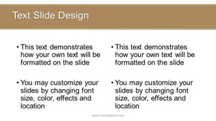 Laptop Work Widescreen PowerPoint Template text slide design
