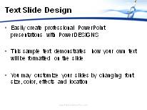 Message Bottle PowerPoint Template text slide design
