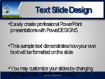 New Life Widescreen PowerPoint Template text slide design