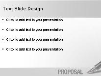 Professional Proposal PowerPoint Template text slide design