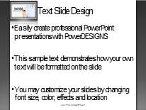 Success Direction Black Widescreen PowerPoint Template text slide design