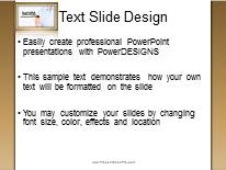 Success Direction Brown PowerPoint Template text slide design