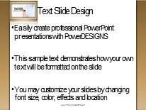 Success Direction Brown Widescreen PowerPoint Template text slide design