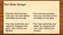 Success Doodle Widescreen PowerPoint Template text slide design