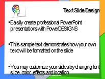 Thought Process Widescreen PowerPoint Template text slide design