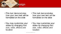 Thoughts Over Coffee Red Widescreen PowerPoint Template text slide design
