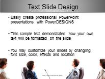 Viewing Presentation PowerPoint Template text slide design