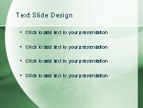 Agree Green PowerPoint Template text slide design