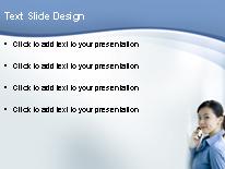 Asian Cell Business PowerPoint Template text slide design