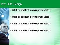 Business03 Green PowerPoint Template text slide design