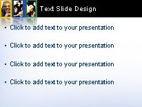 Business Stripes PowerPoint Template text slide design