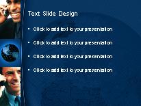 Global Communication 02 Blue PowerPoint Template text slide design