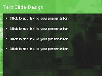 Globaltalk Green PowerPoint Template text slide design