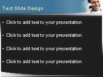 Phone Converstation PowerPoint Template text slide design