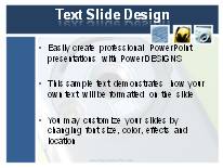 Techno Tiles PowerPoint Template text slide design