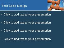 Team Building Hands PowerPoint Template text slide design