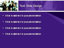 The Company 02 Purple PowerPoint Template text slide design