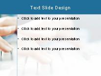 Type Away PowerPoint Template text slide design