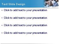 Applause PowerPoint Template text slide design