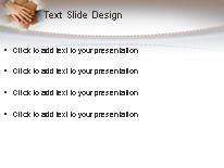 Business Huddle PowerPoint Template text slide design